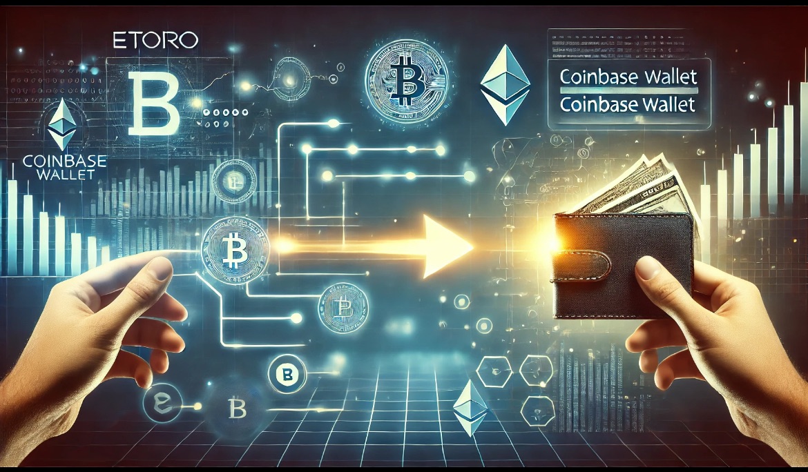 Hvordan flytter jeg midler fra Etoro til Coinbase Wallet?