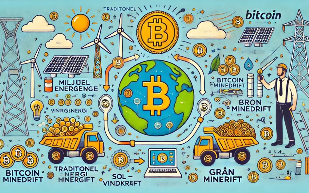 Kan Bitcoin-minedrift blive bæredygtig? Udforskning af grønne løsninger i jagten på digitalt guld
